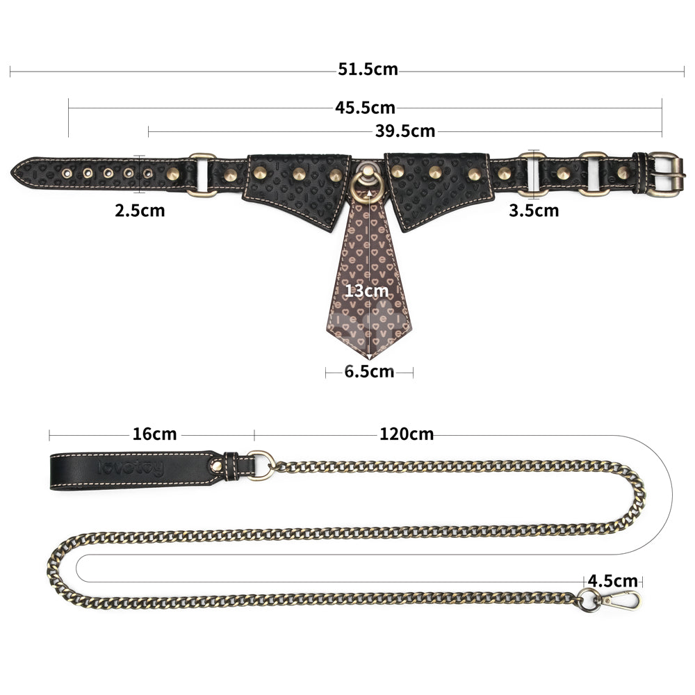 Collar de bondage con nudo rebelde