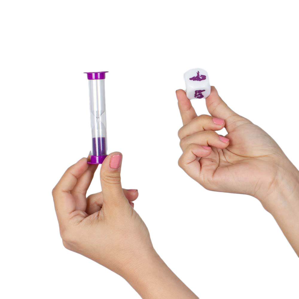 Reloj de arena y dados sexy Chronomasutra Lesbian