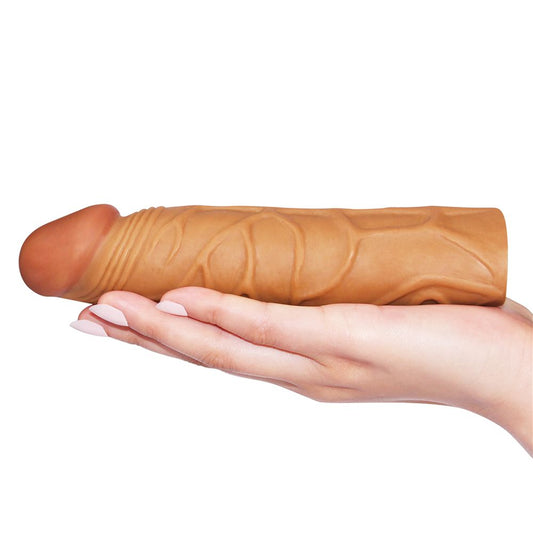 Funda y extensión para pene Spice It de 17 cm