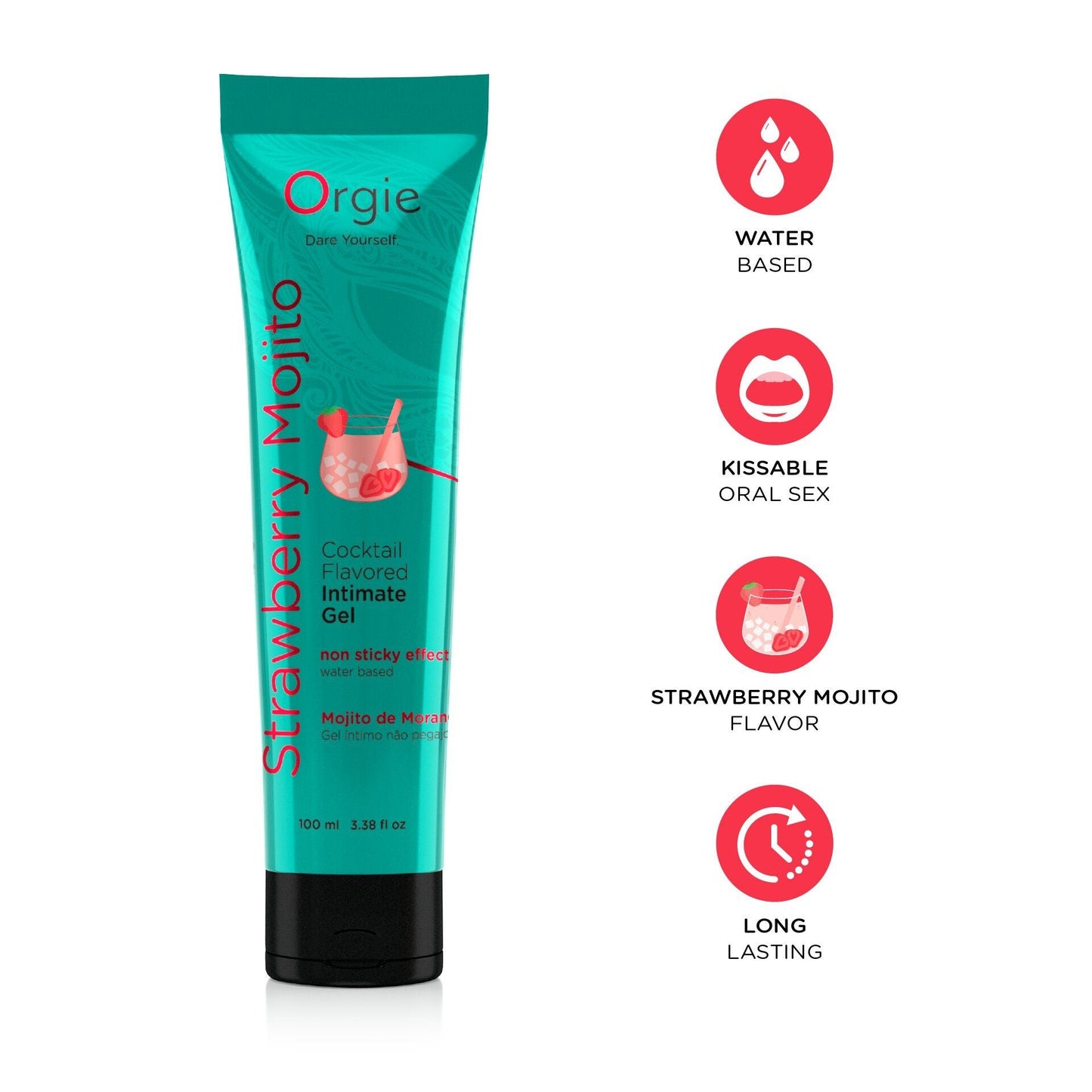 Lubricante vaginal Cóctel Mojito de Fresa