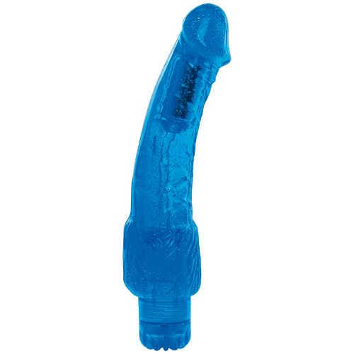 Vibrador realista Puzzling Glitter 24 cm