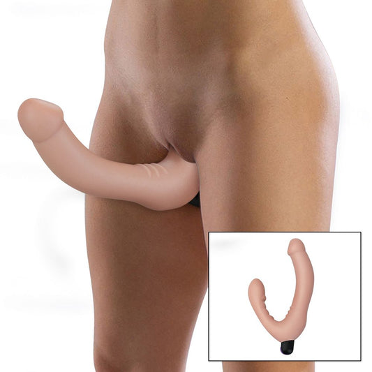 Vibrador con correa sin tirantes de 20,5 cm