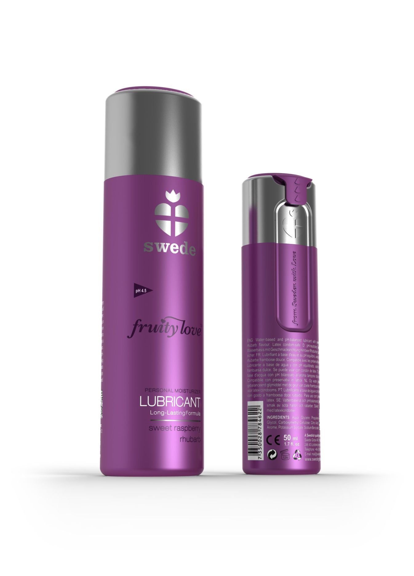 Lubricante vaginal de ruibarbo dulce y frambuesa