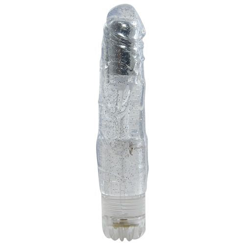 Vibrador realista Crushy Glitter 19 cm