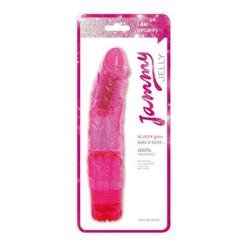Vibrador realista Blasty Glitter 20 cm