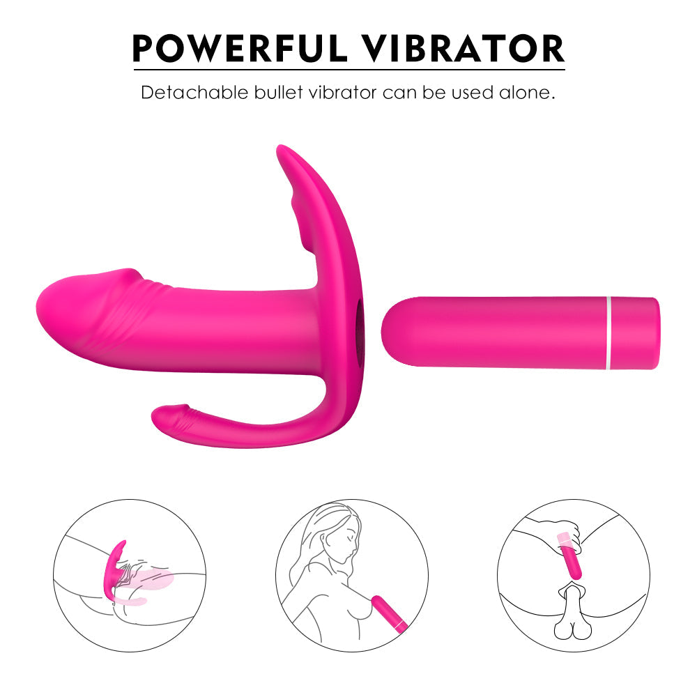 Vibrador de doble estimulación Up To Heaven