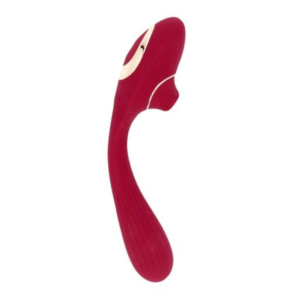 Succionador de clítoris con forma roja