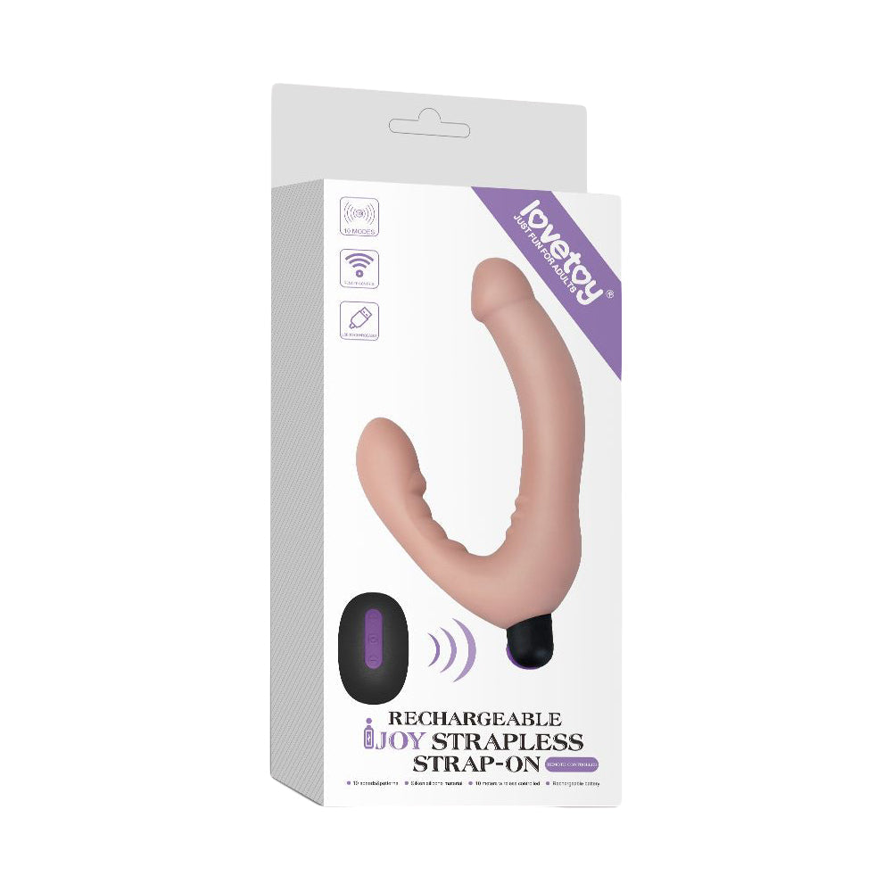 Vibrador con correa sin tirantes de 20,5 cm