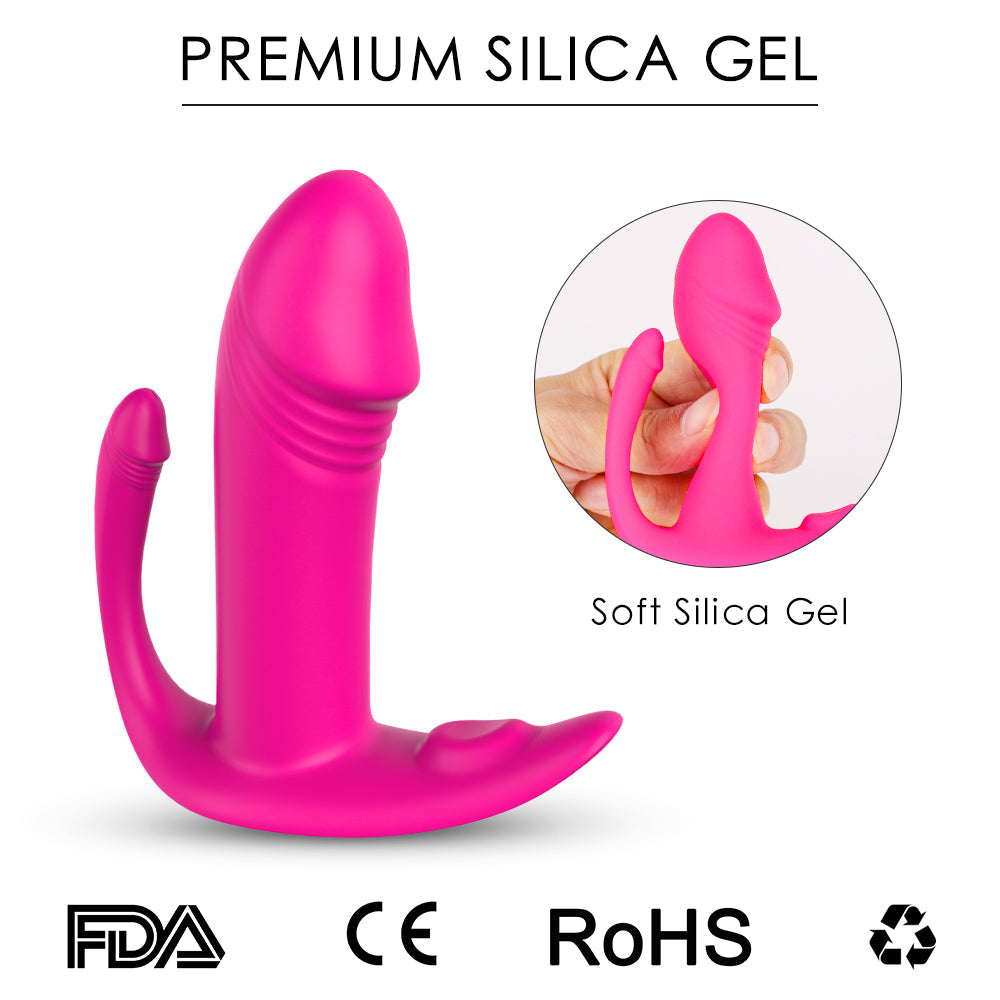 Vibrador de doble estimulación Up To Heaven