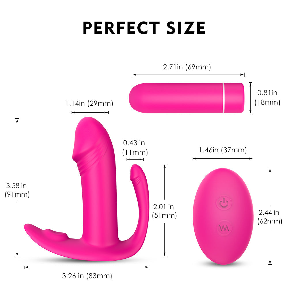 Vibrador de doble estimulación Up To Heaven