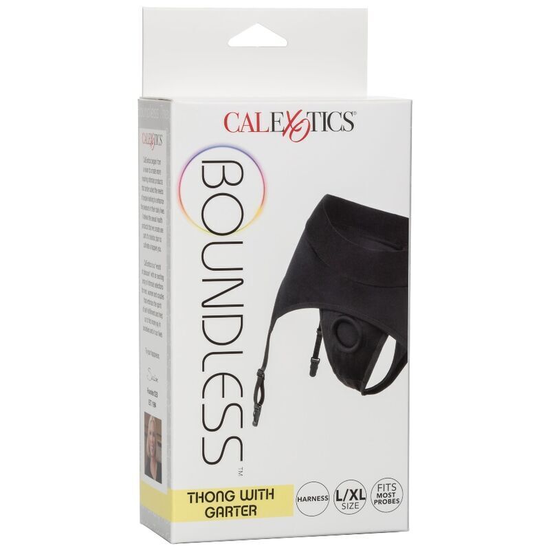 Strap-on dildo Calexotics Boundless Perizoma con giarrettiera s / m