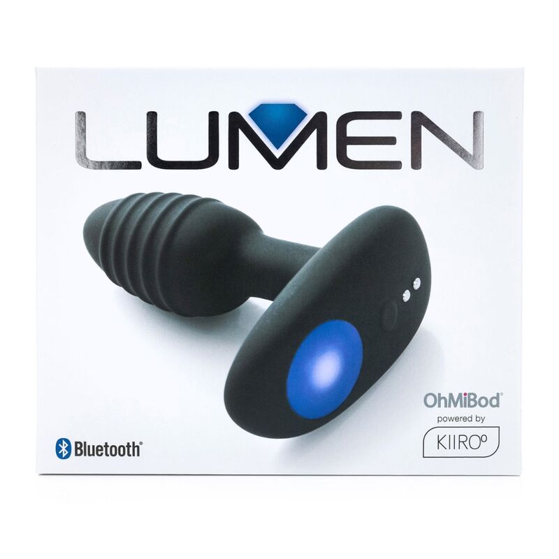 Anal toy vibrante Kiiroo lumen nero controllato da app