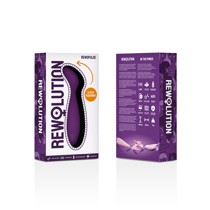 Rewolution rewopulse flessibile vibratore stimolatore punto g