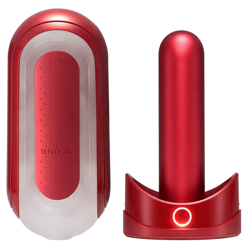 TENGA - FLIP 0 ZÉRO ROUGE AVEC CHAUFFANT