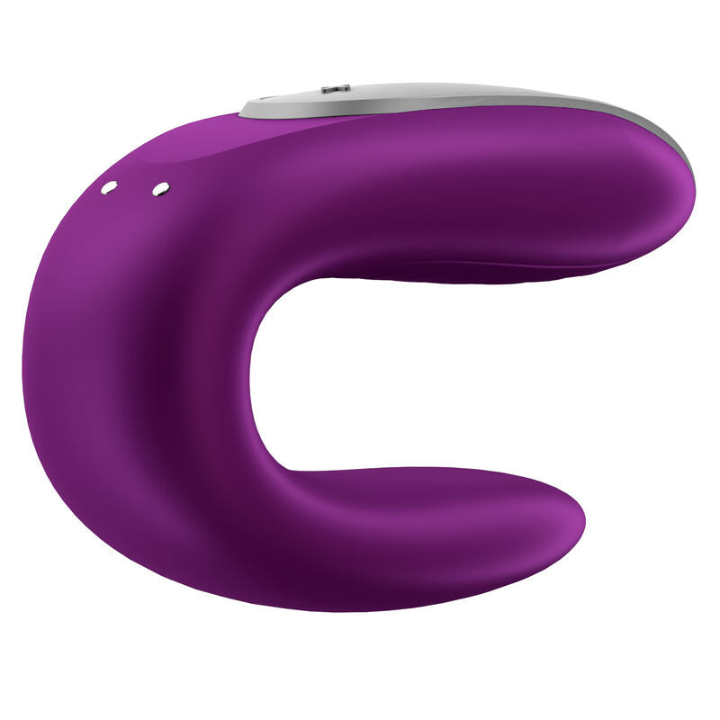 Vibratore telecomndato - Satisfyer Double fun viola