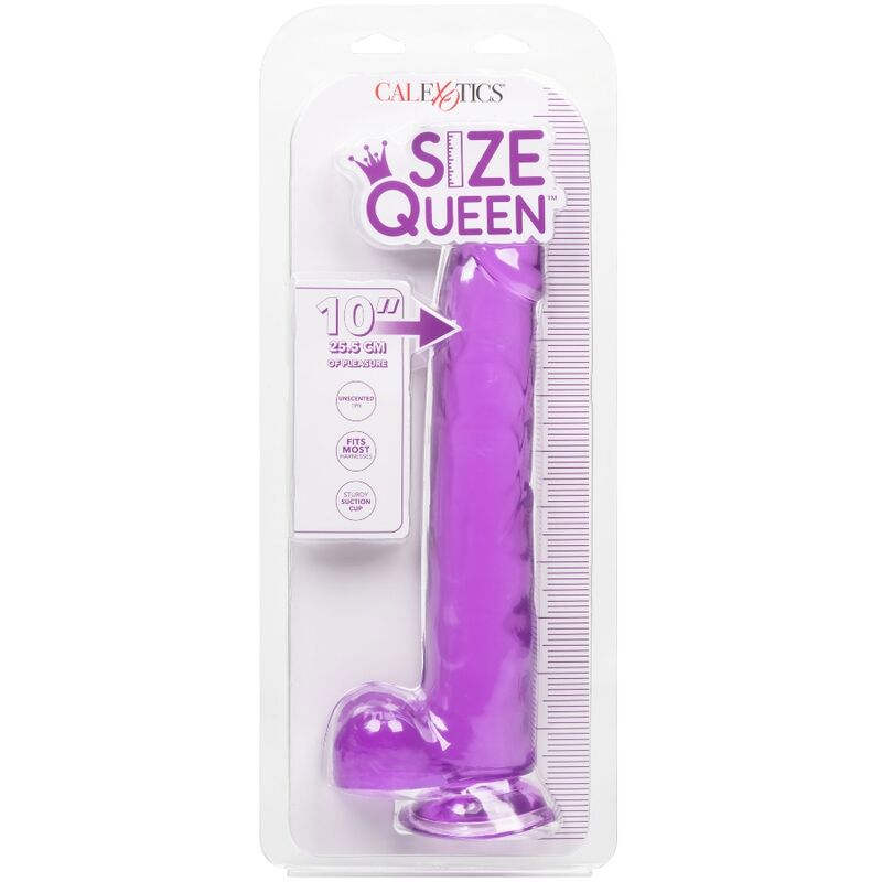 Dildo regina dimensioni calex - viola 25,5 cm