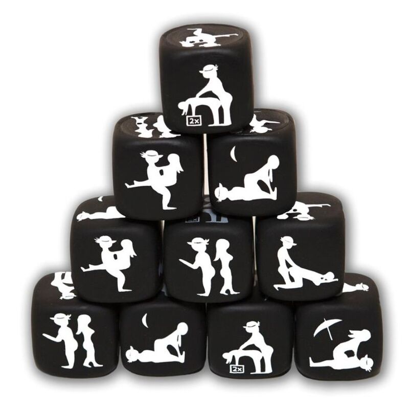 Diablo picante - jeu de dés de pose noir