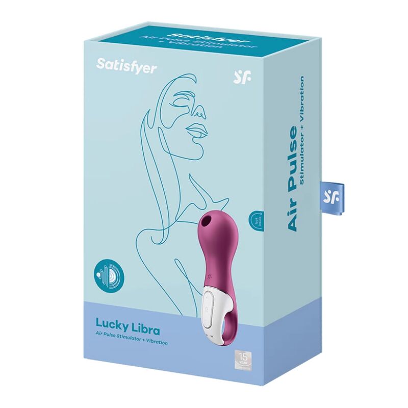 Suce-clitoris Satisfyer Lucky Libra Violet/Blanc