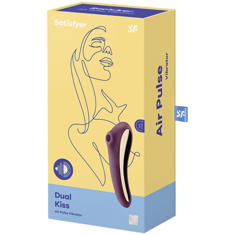 Suce-Clitoris Satisfyer Dual Kiss Violet