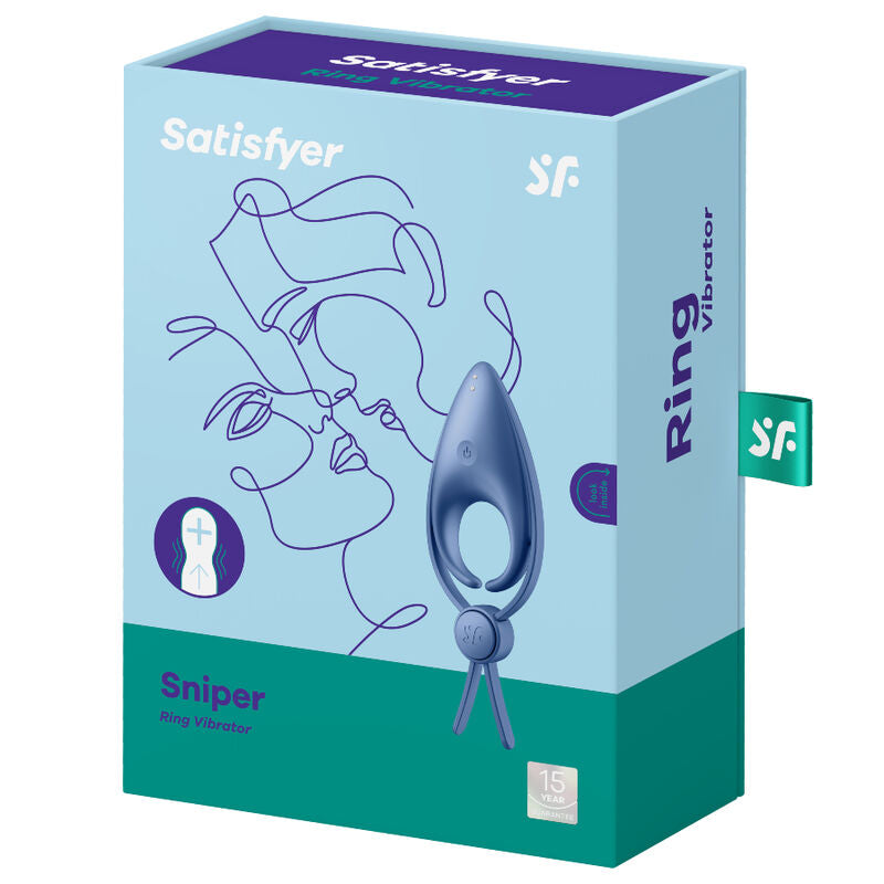 Anello Vibrante Satisfyer Sniper Blu