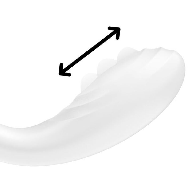 SATISFYER - VIBROMASSEUR RRROLLING PLEASURE GSPOT BLANC
