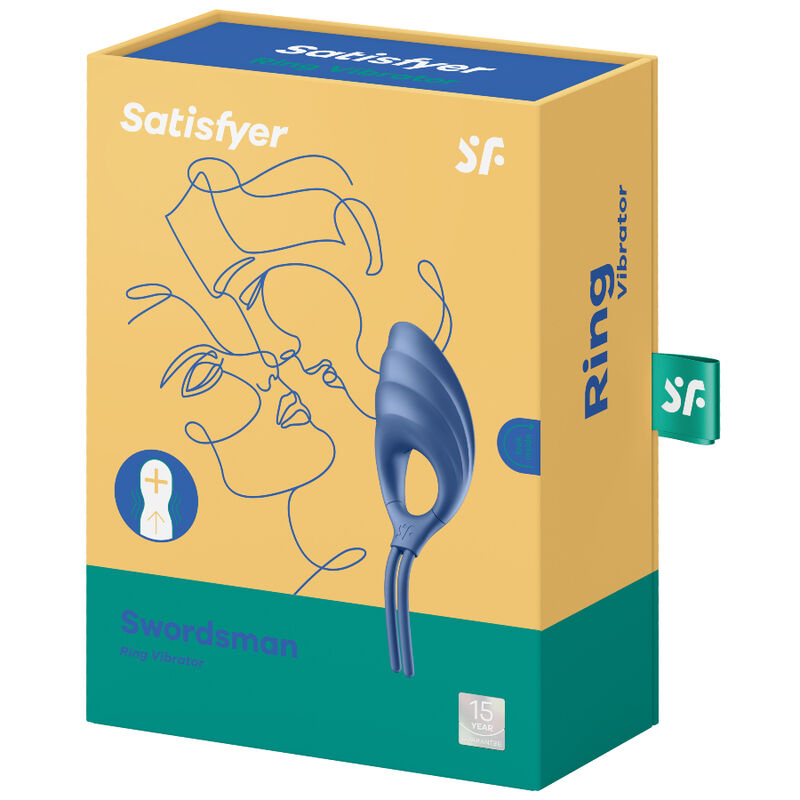 Anello Vibrante Satisfyer Swordsman Blu