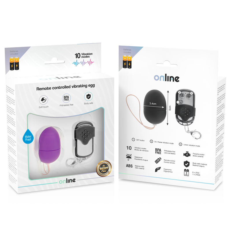 Ovetto vibrante - Online con telecomando viola s