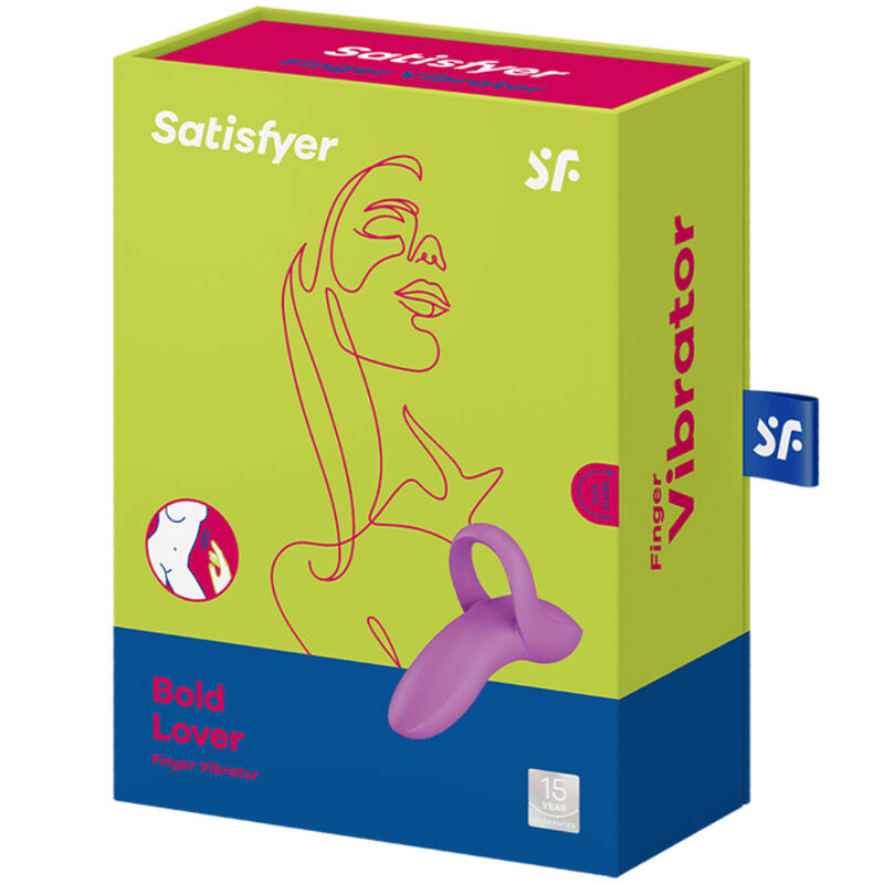 Vibratore per dito satisfyer bold lover - rosa