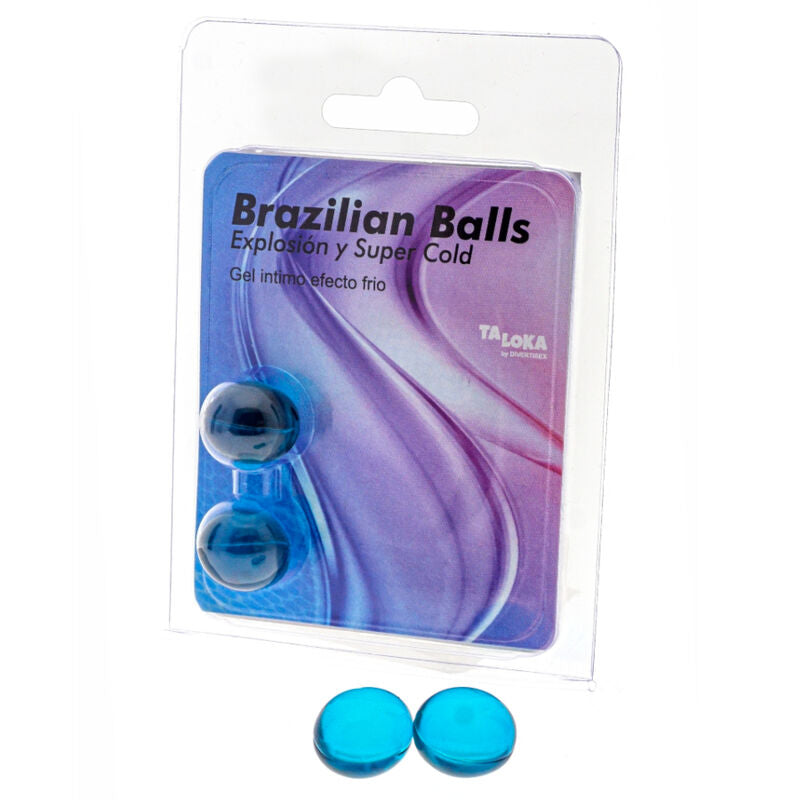 Taloka - 2 palline brasiliani gel emozionante effetto freddo