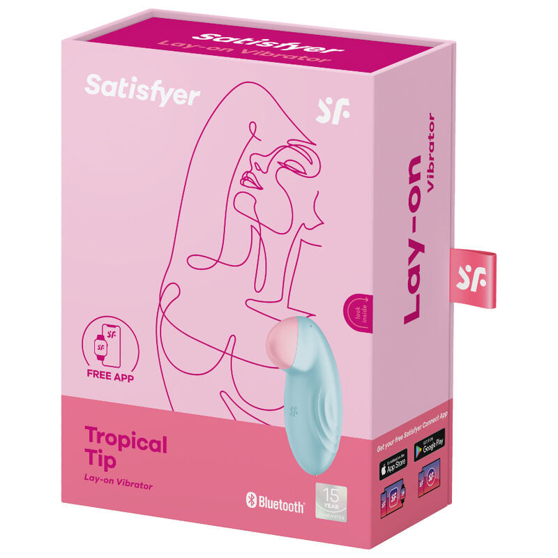 Vibratore satisfyer tropical tip - blu