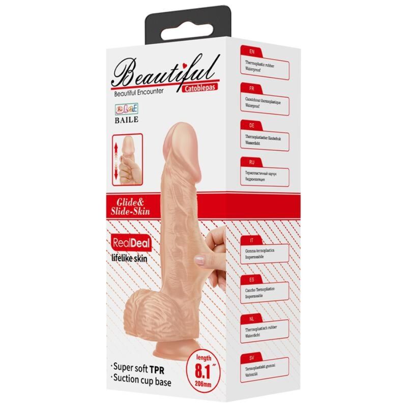 Dildo Réaliste Baile Dildos Beautiful Catoblepas Couleur Chair