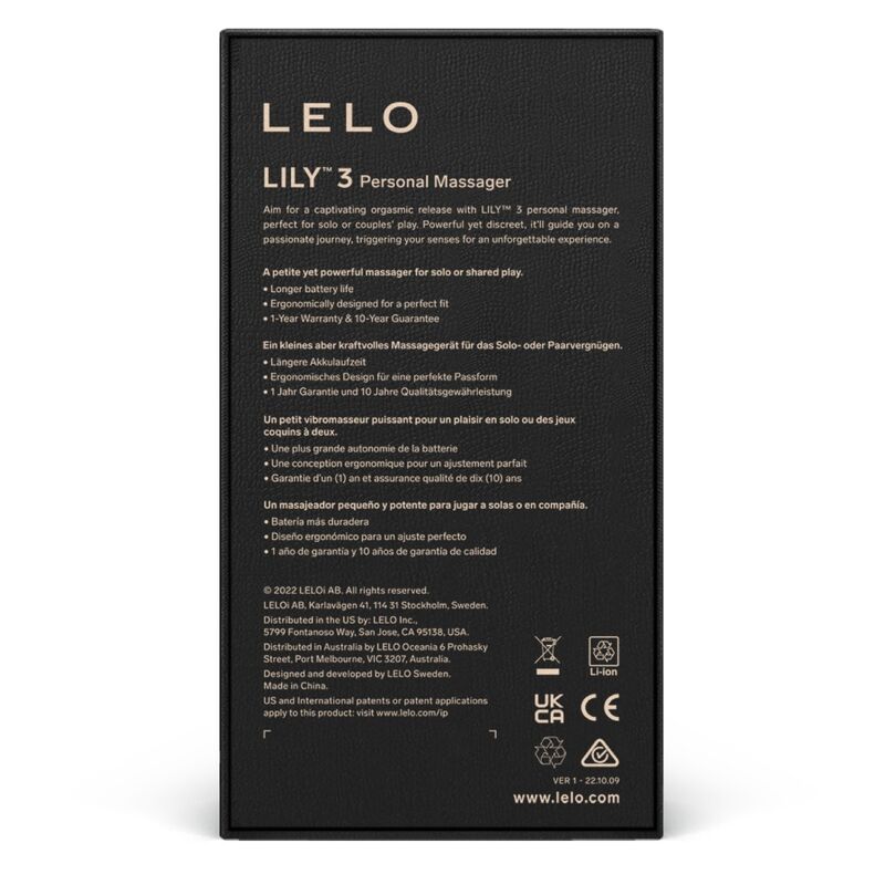 Massaggiatore personale lelo lily 3 - verde polare