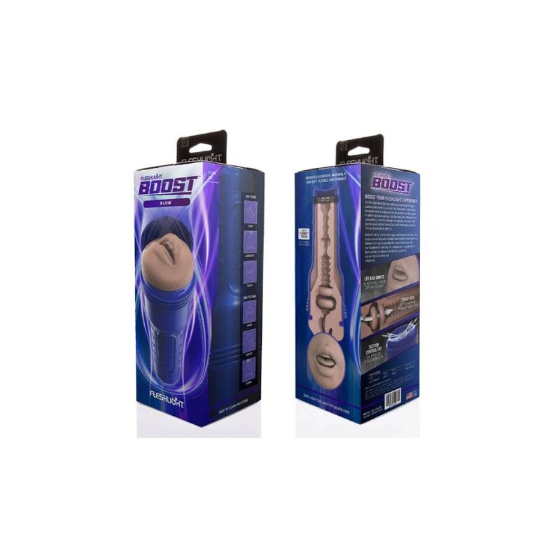 Masturbateur Masculin Flashlight Boost Blow Bleu