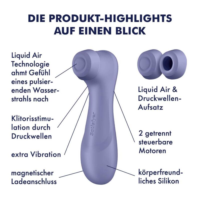 Suce-clitoris Satisfyer Pro 2 Génération 3 Lavande