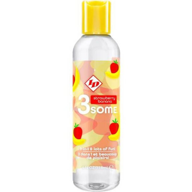 Id 3some - bottiglia di banana alla fragola da 4 fl oz