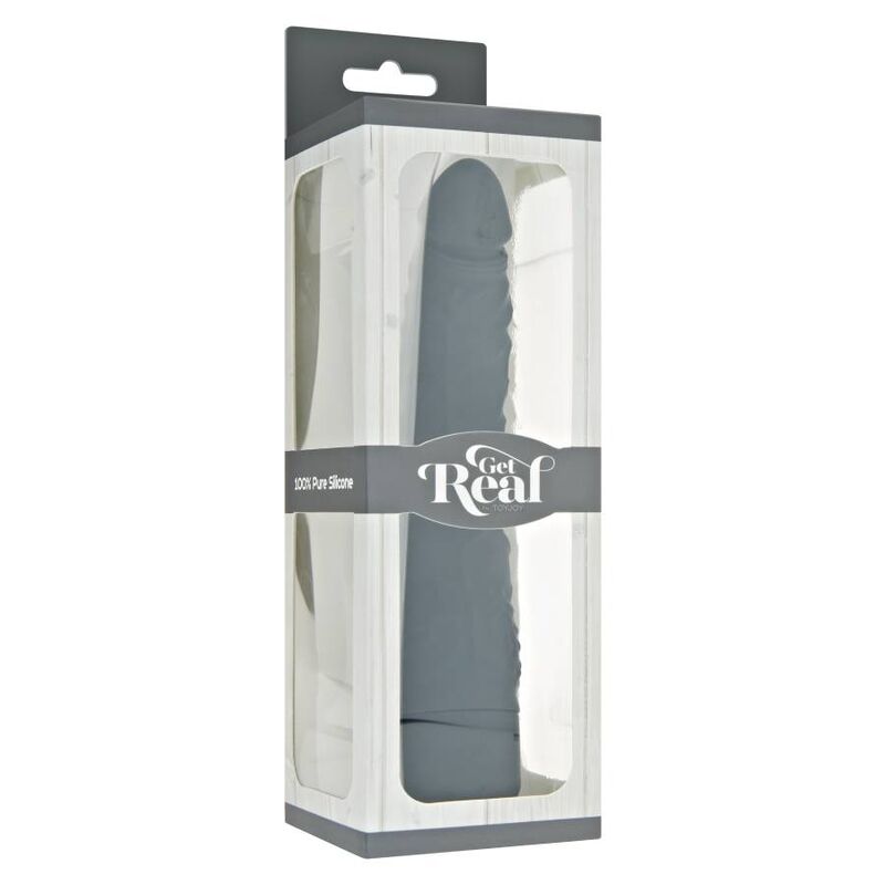 Deviens réel - vibromasseur classique slim noir