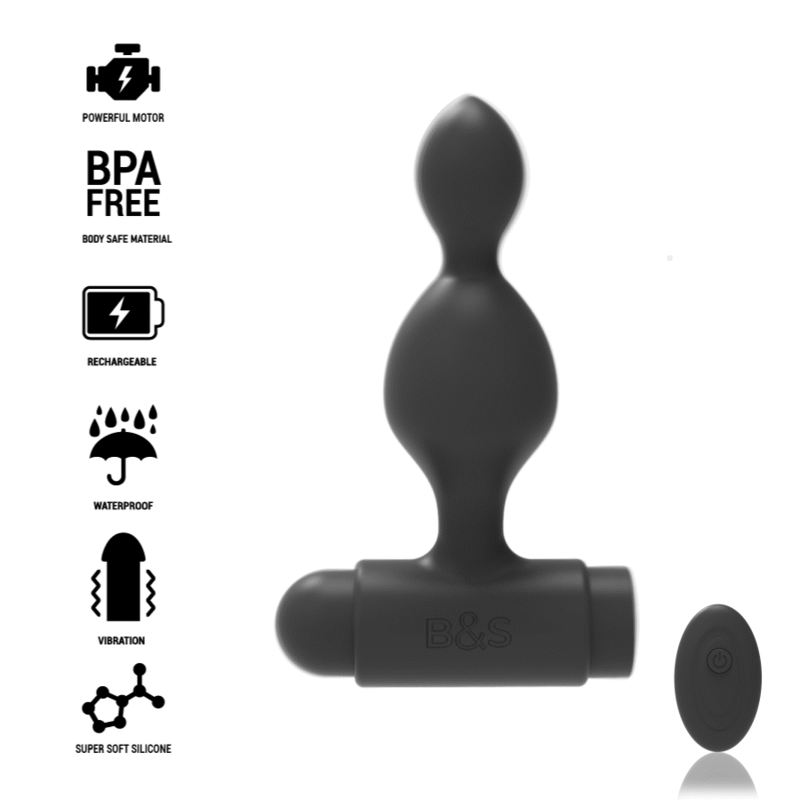 PLUG ANALE IN SILICONE PICCOLO TUCKER CON TELECOMANDO