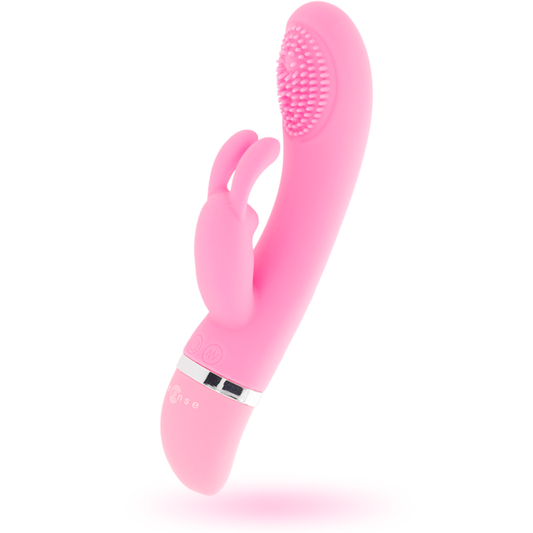 INTENSE - VIBRATEUR DE LUXE EN SILICONE ROSE INTENSE HILARI