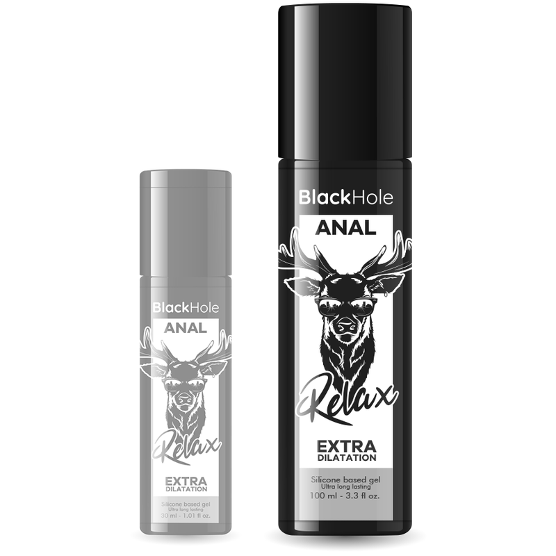 Black hole gel silicone base dilatazione anale 100 ml