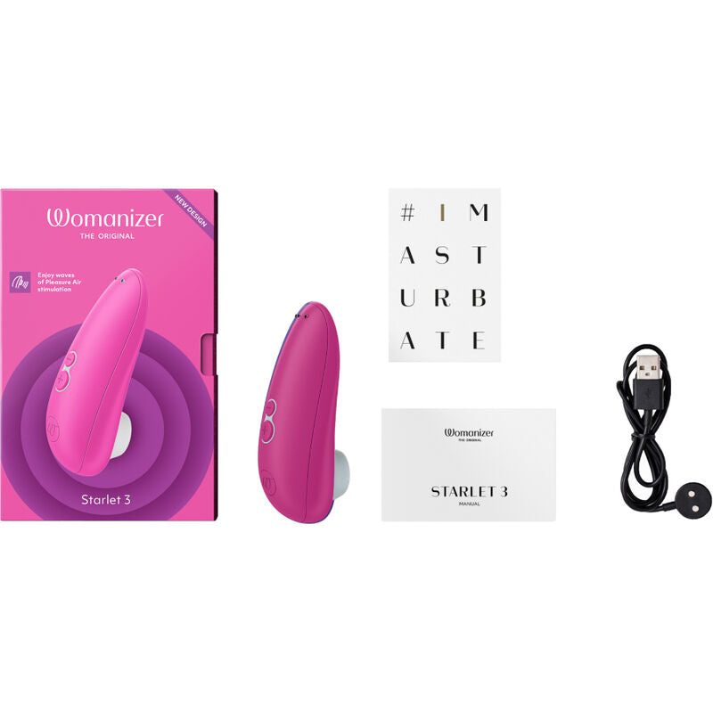 Succhia clitoride Womanizer Starlet 3 rosa