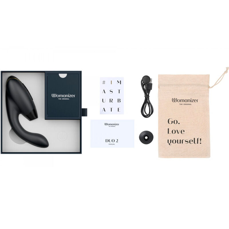 Clitoris suceur multi-usage Womanizer Duo 2 Noir