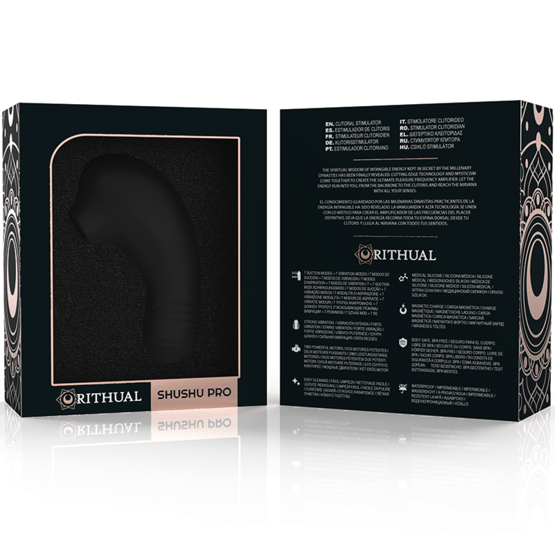 Suceur de clitoris Rithual Shushu Pro noir