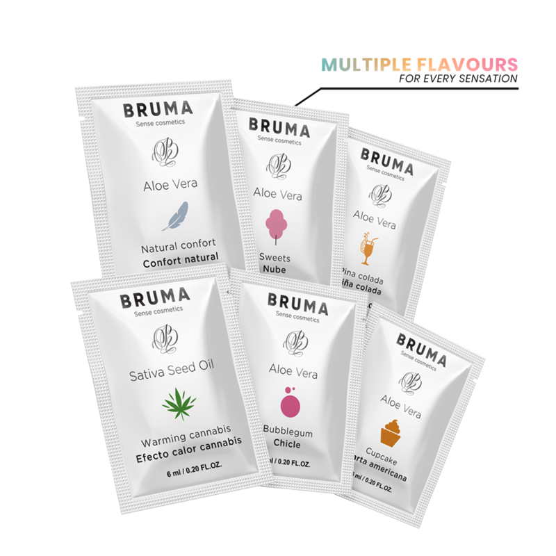 Bruma - gel scorrevole all''olio di semi di sativa gusto cannabis riscaldante 6 ml