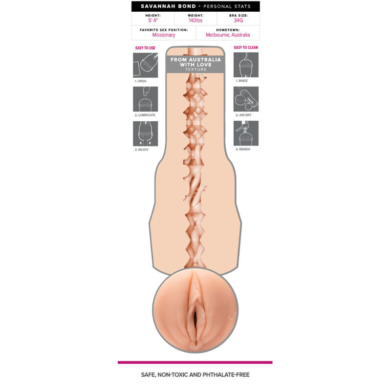 Masturbateur masculin Fleshlight Girls Savannah Bond