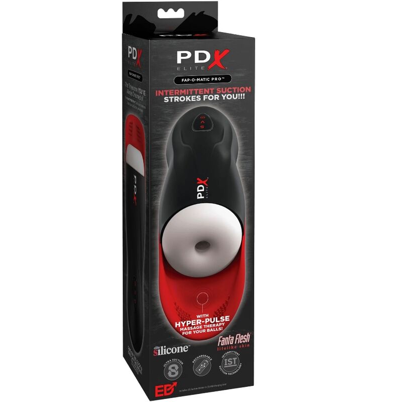 Pdx elite - masturbateur fap-o-matic pro stroker avec base pour testicules