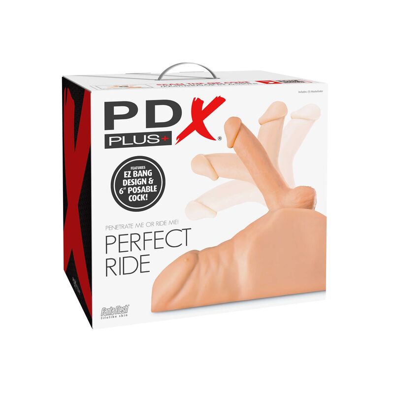 Masturbatore Pdx Plus + Perfect Ride con Pene e Ano