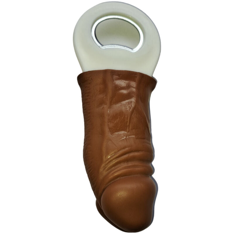 Diablo picante - apribile a forma di pene in gomma marrone