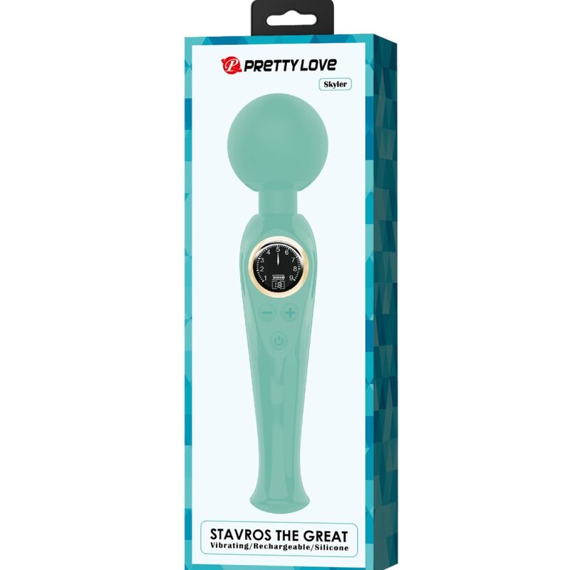Pretty love - vibratore a bacchetta verde skyler