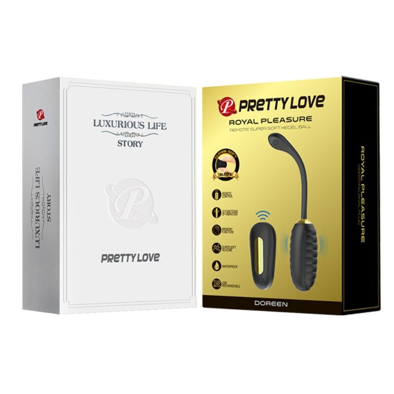 Ovetto Vibrante Pretty Love Royal Pleasure Doreen Huevo Nero