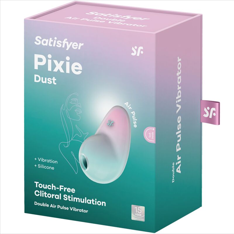 Succhia Clitoride Satisfyer pixie dust Verde acqua